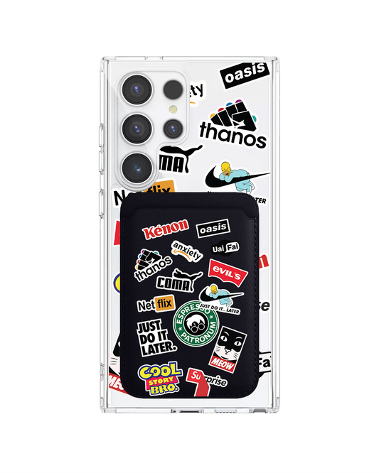 Android Magnetic Wallet Case - Brand Parody 1.0