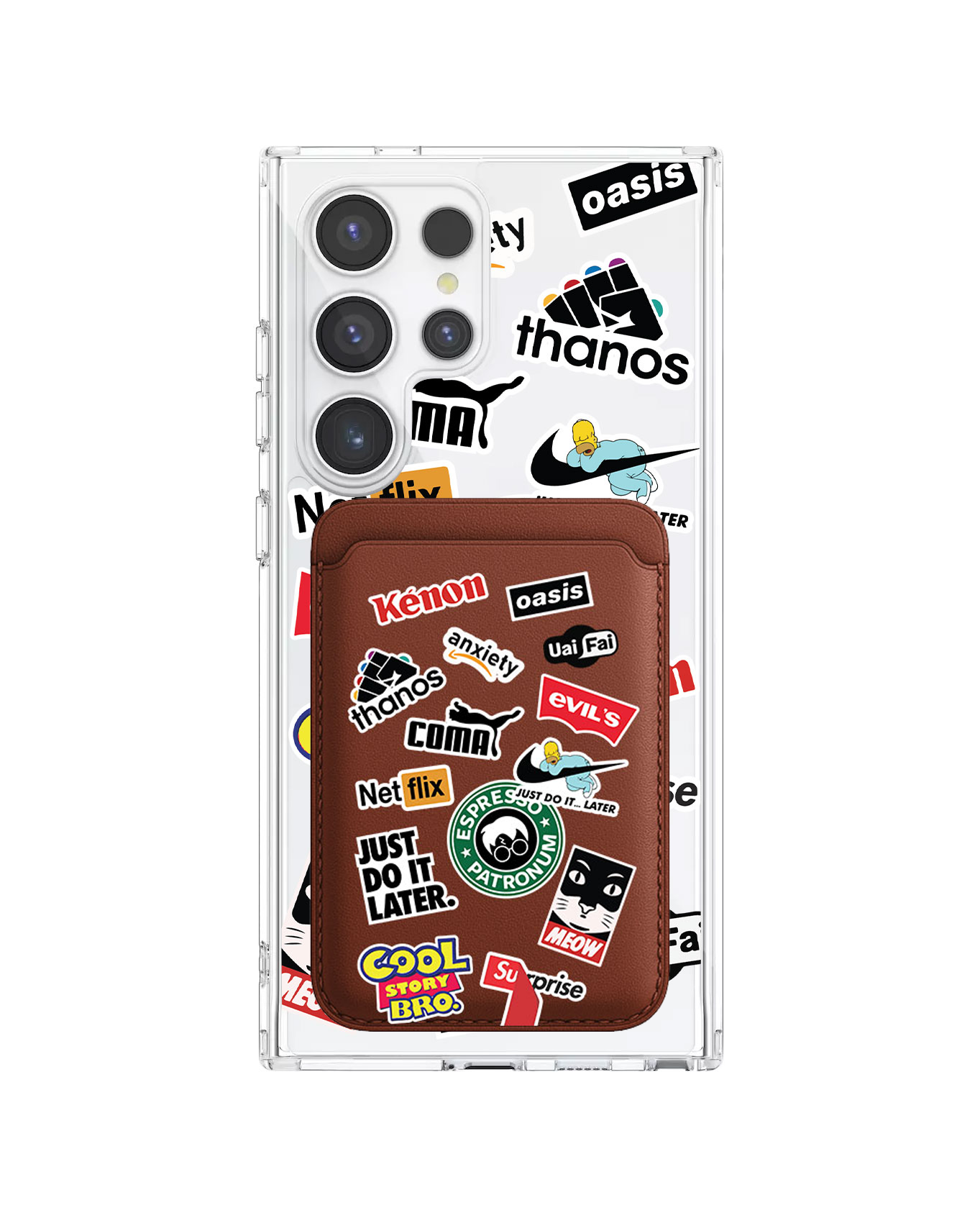 Android Magnetic Wallet Case - Brand Parody 1.0
