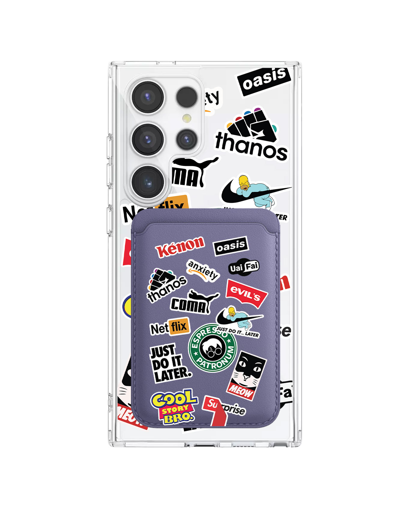 Android Magnetic Wallet Case - Brand Parody 1.0