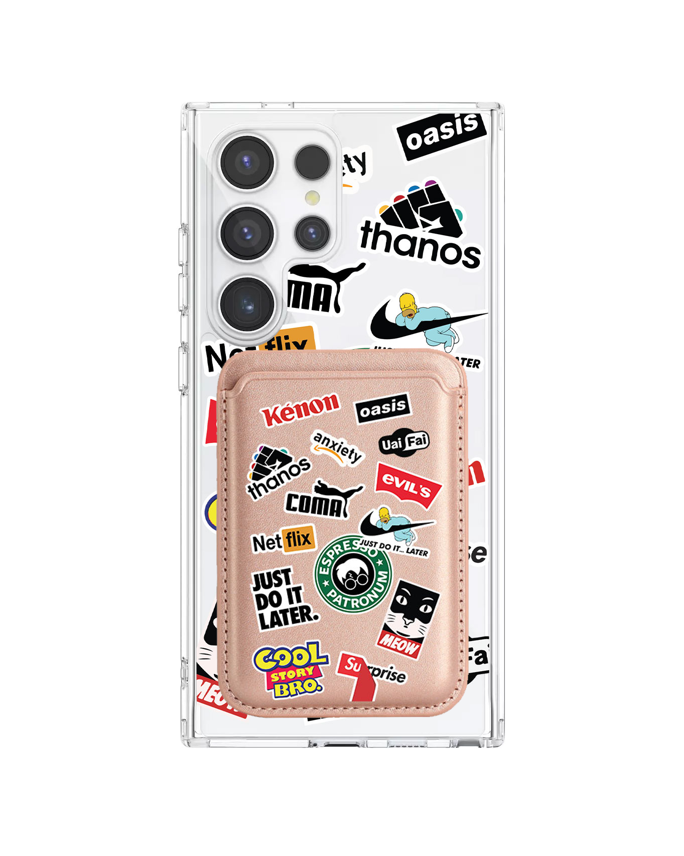 Android Magnetic Wallet Case - Brand Parody 1.0