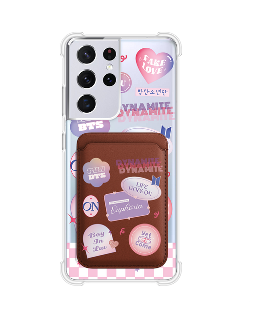 Android Magnetic Wallet Case - BTS Proof