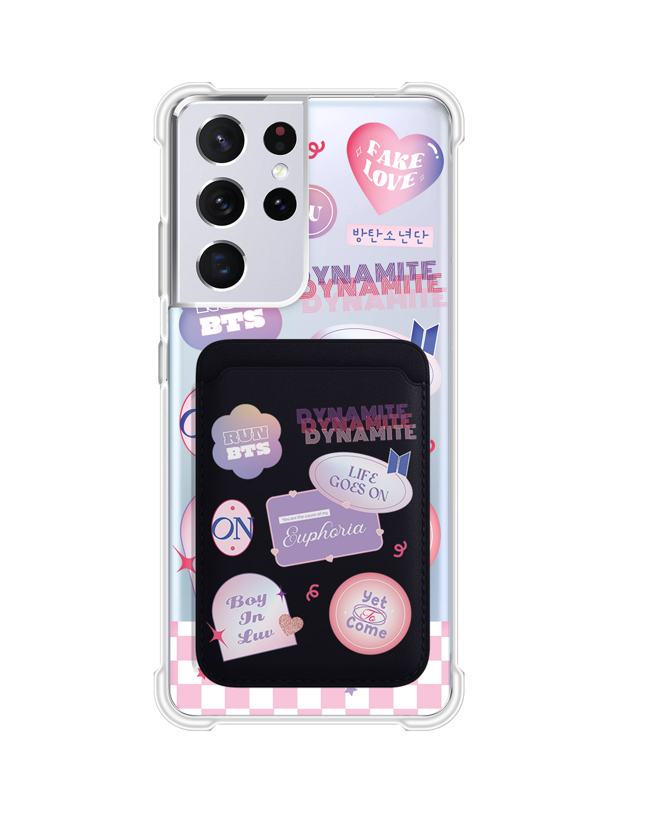 Android Magnetic Wallet Case - BTS Proof