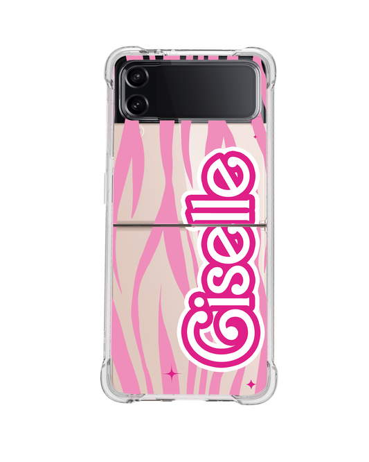 Android Flip / Fold Rearguard Hybrid - Barbie Zebra Pattern