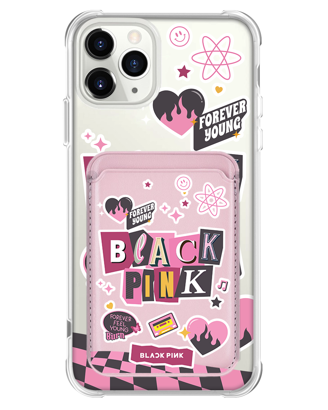 iPhone Magnetic Wallet Case - Blackpink Forever Young