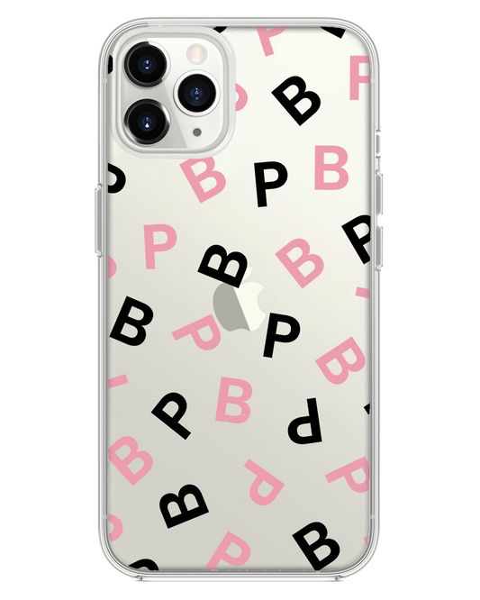 iPhone Rearguard Hybrid - แบล็คพิงค์ โมโนแกรม