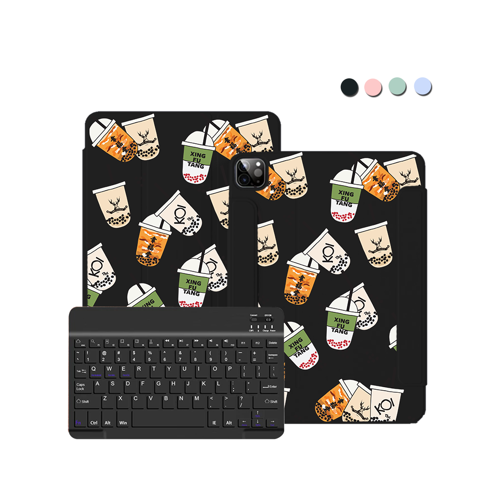 ฝาพับคีย์บอร์ดไร้สายสำหรับ iPad / Android - Boba