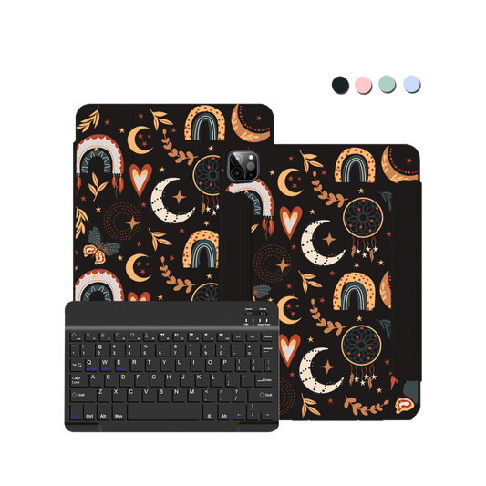 ฝาพับคีย์บอร์ดไร้สายสำหรับ iPad / Android - Boho 3.0