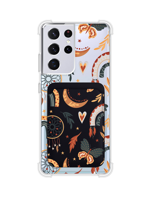 Android Magnetic Wallet Case - Boho 3.0