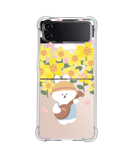 Android Flip / Fold Rearguard Hybrid - Bunny Ukulele