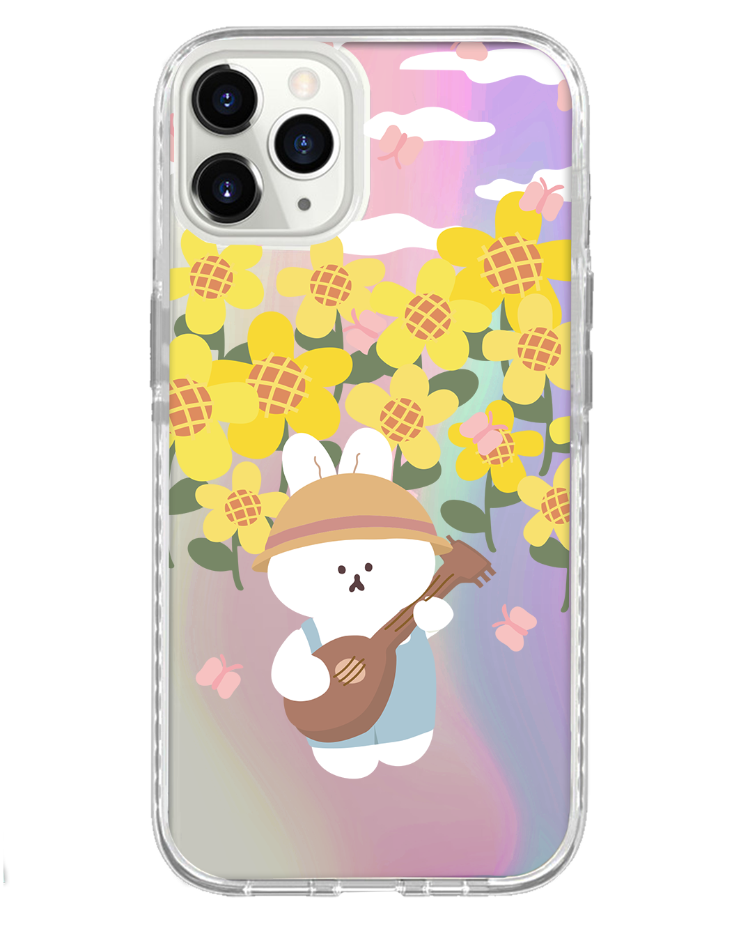 iPhone Rearguard Holo - กระต่ายอูคูเลเล่