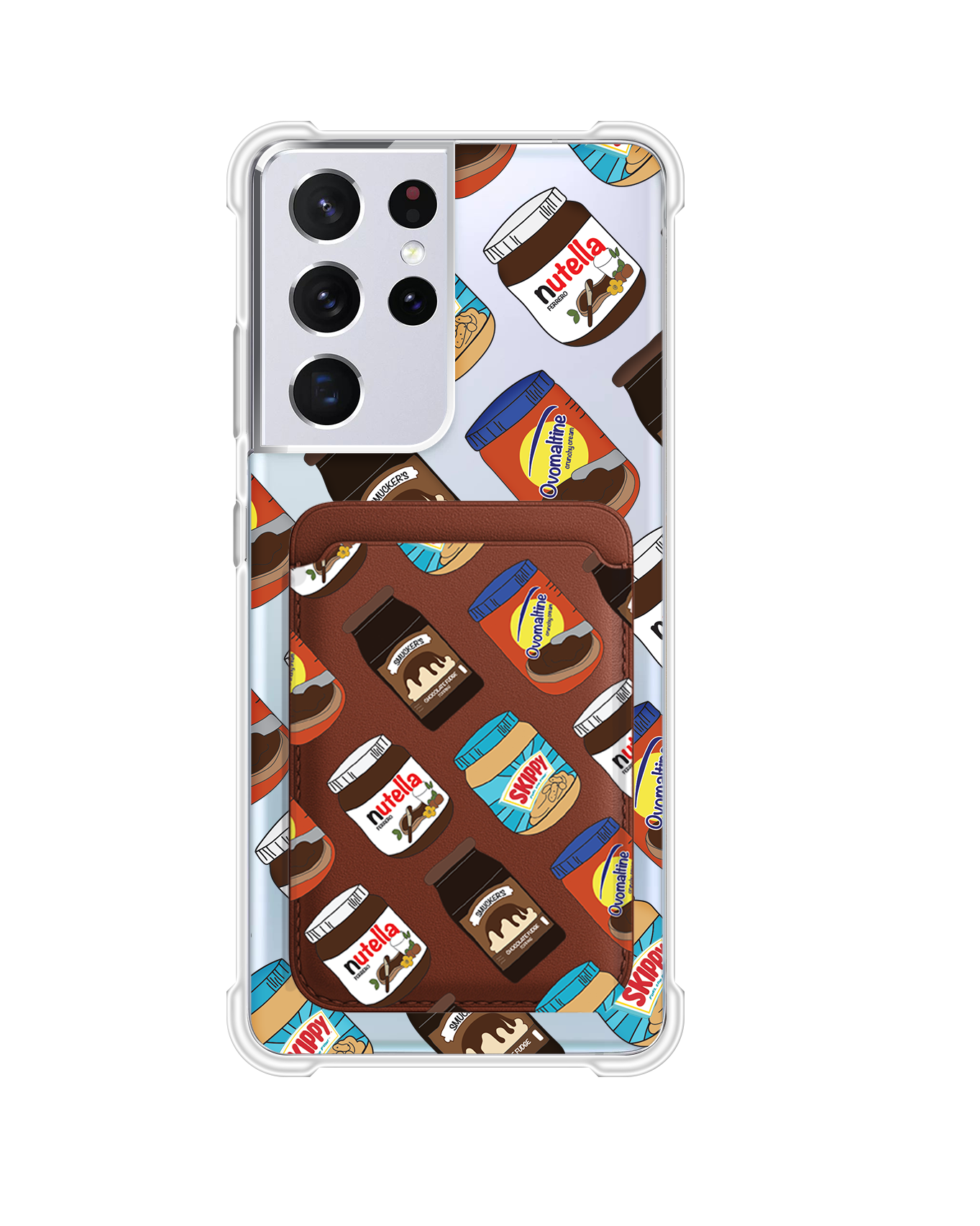 Android Magnetic Wallet Case - Choco Spread