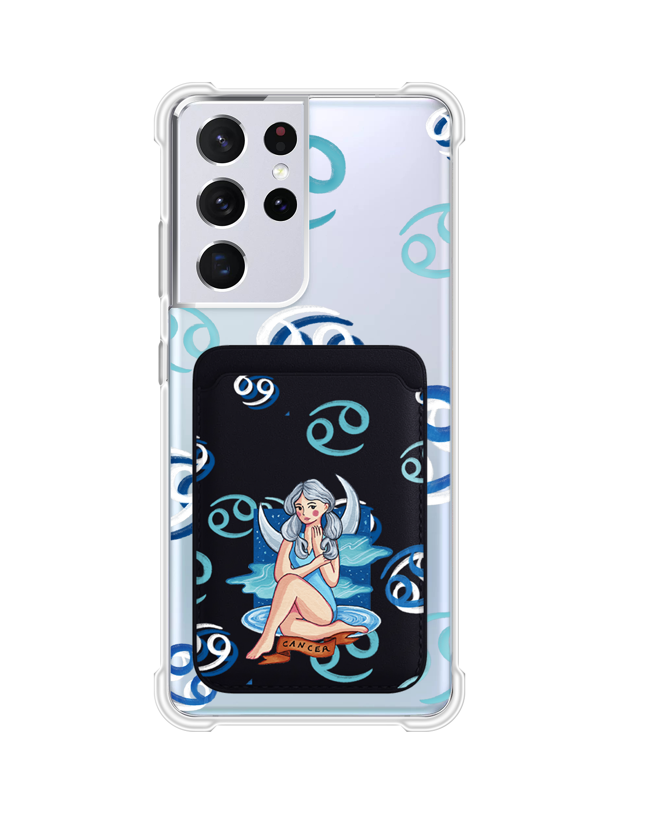 Android Magnetic Wallet Case - Cancer