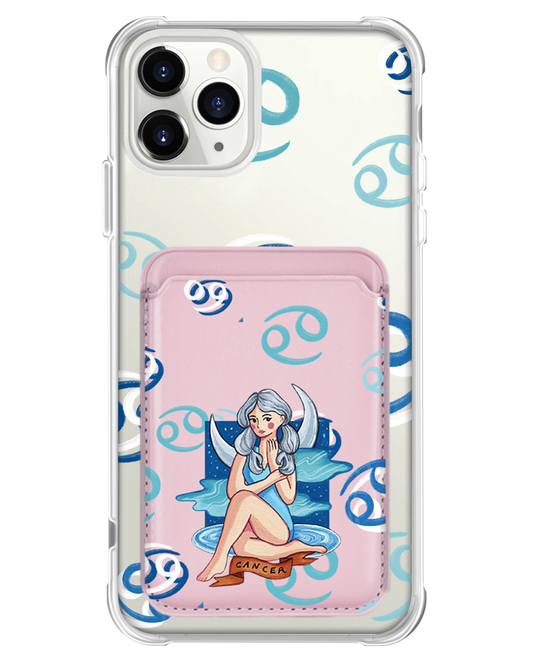 iPhone Magnetic Wallet Case - Cancer