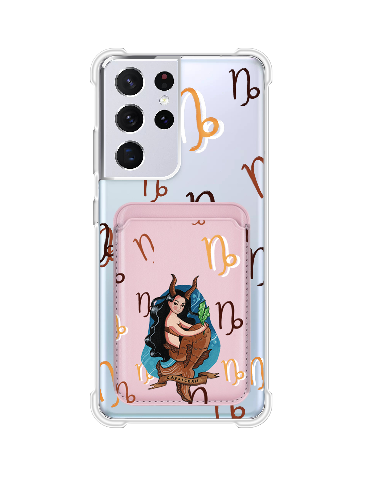 Android Magnetic Wallet Case - Capricorn