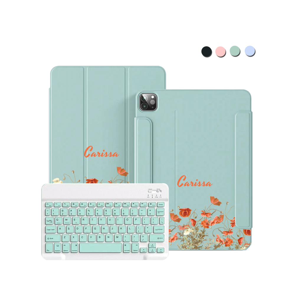 ฝาพับคีย์บอร์ดไร้สายสำหรับ iPad / Android - Carissa
