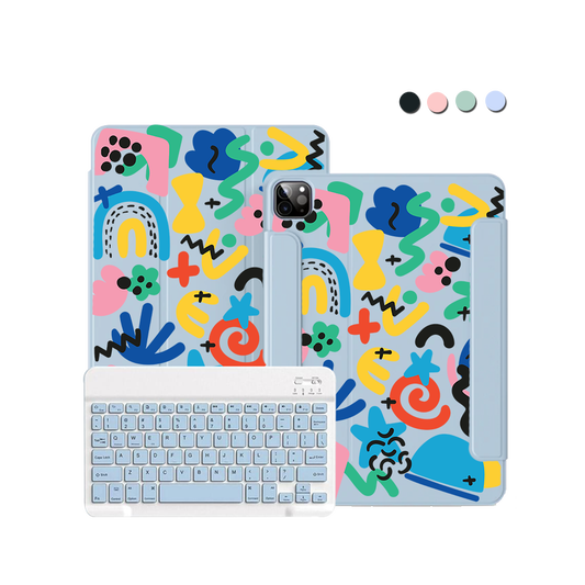 ฝาพับคีย์บอร์ดไร้สายสำหรับ iPad / Android Tab - Celestial 2.0