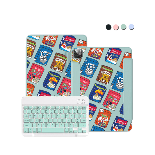 ฝาพับคีย์บอร์ดไร้สายสำหรับ iPad / Android Tab - กล่องซีเรียล
