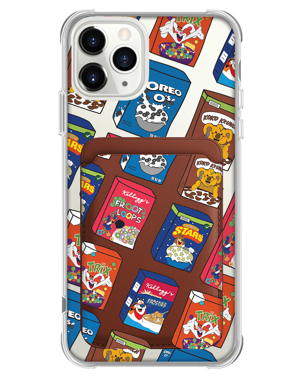 iPhone Magnetic Wallet Case - Cereal Boxes