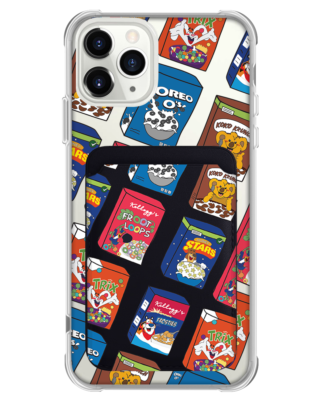 iPhone Magnetic Wallet Case - Cereal Boxes