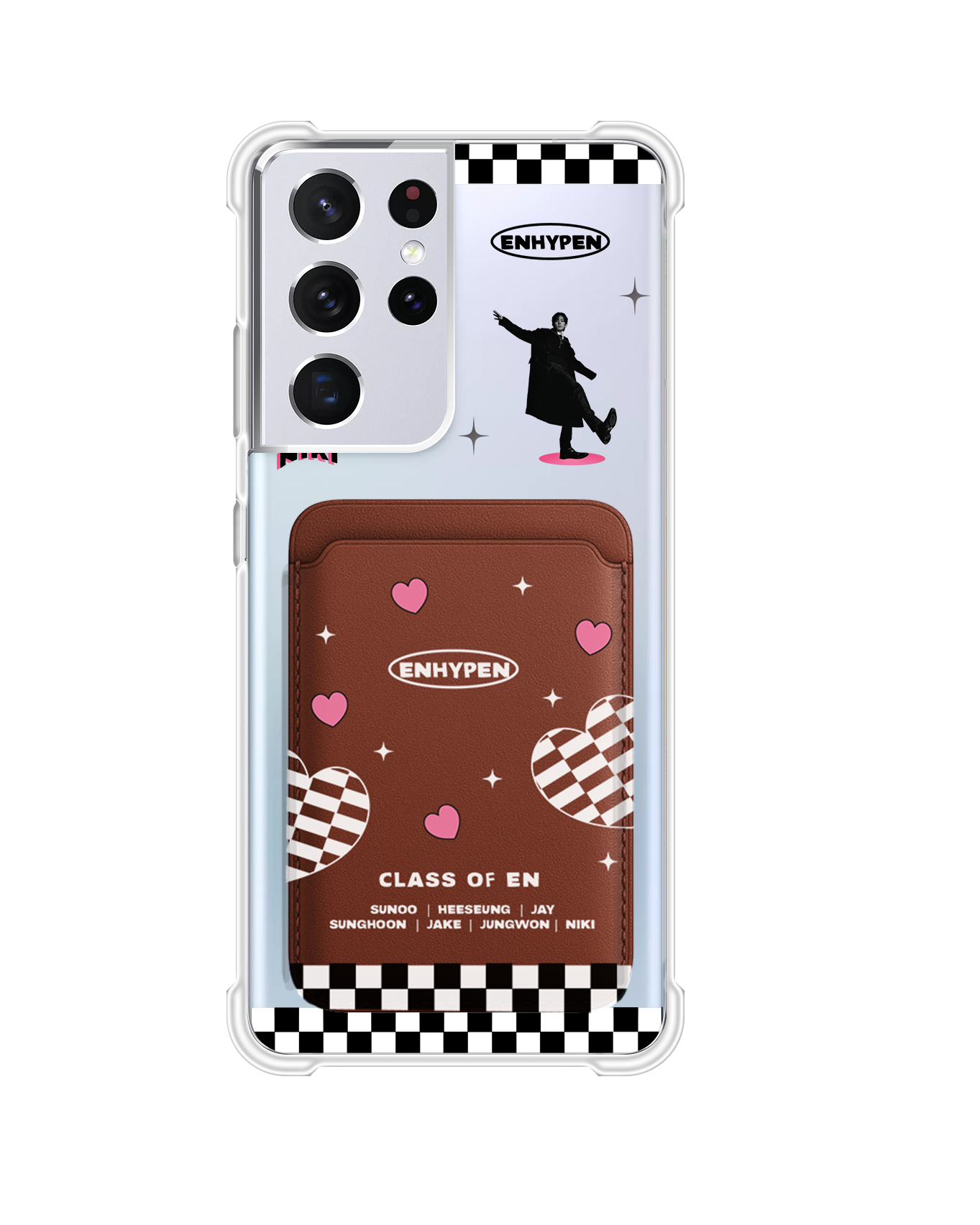 Android Magnetic Wallet Case - Enhypen Class of Enhypen