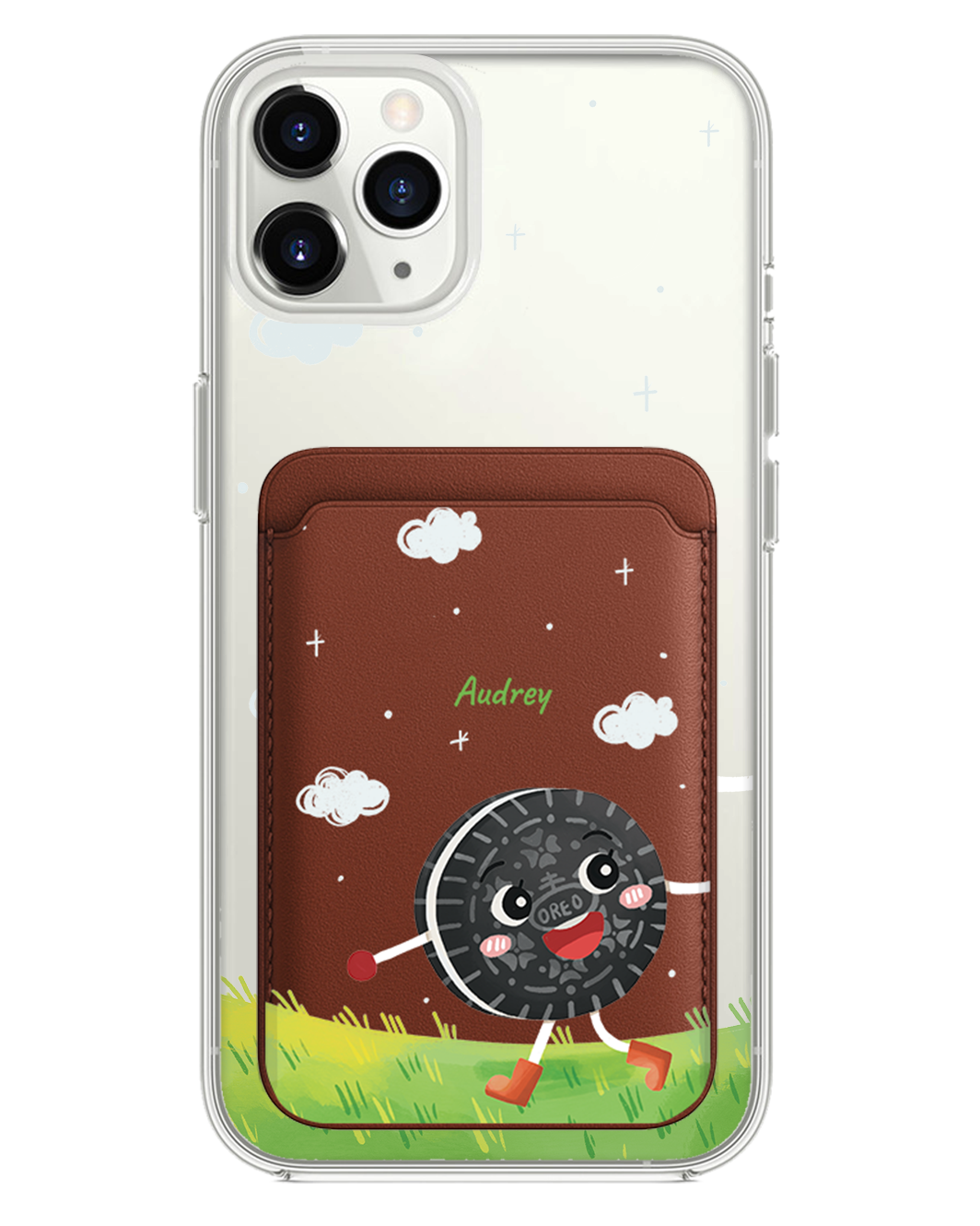 เคสแม่เหล็กสำหรับ iPhone ลาย Cookies To My Milk (เคสคู่)