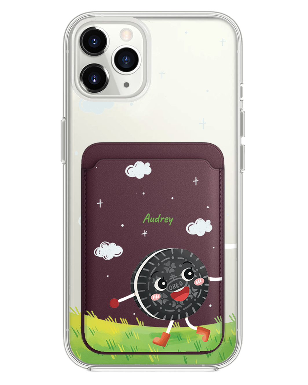 เคสแม่เหล็กสำหรับ iPhone ลาย Cookies To My Milk (เคสคู่)