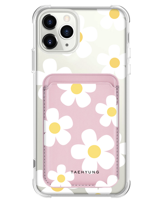 iPhone Magnetic Wallet Case - Daisy 2.0
