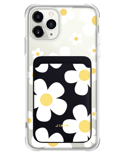 iPhone Magnetic Wallet Case - Daisy 4.0