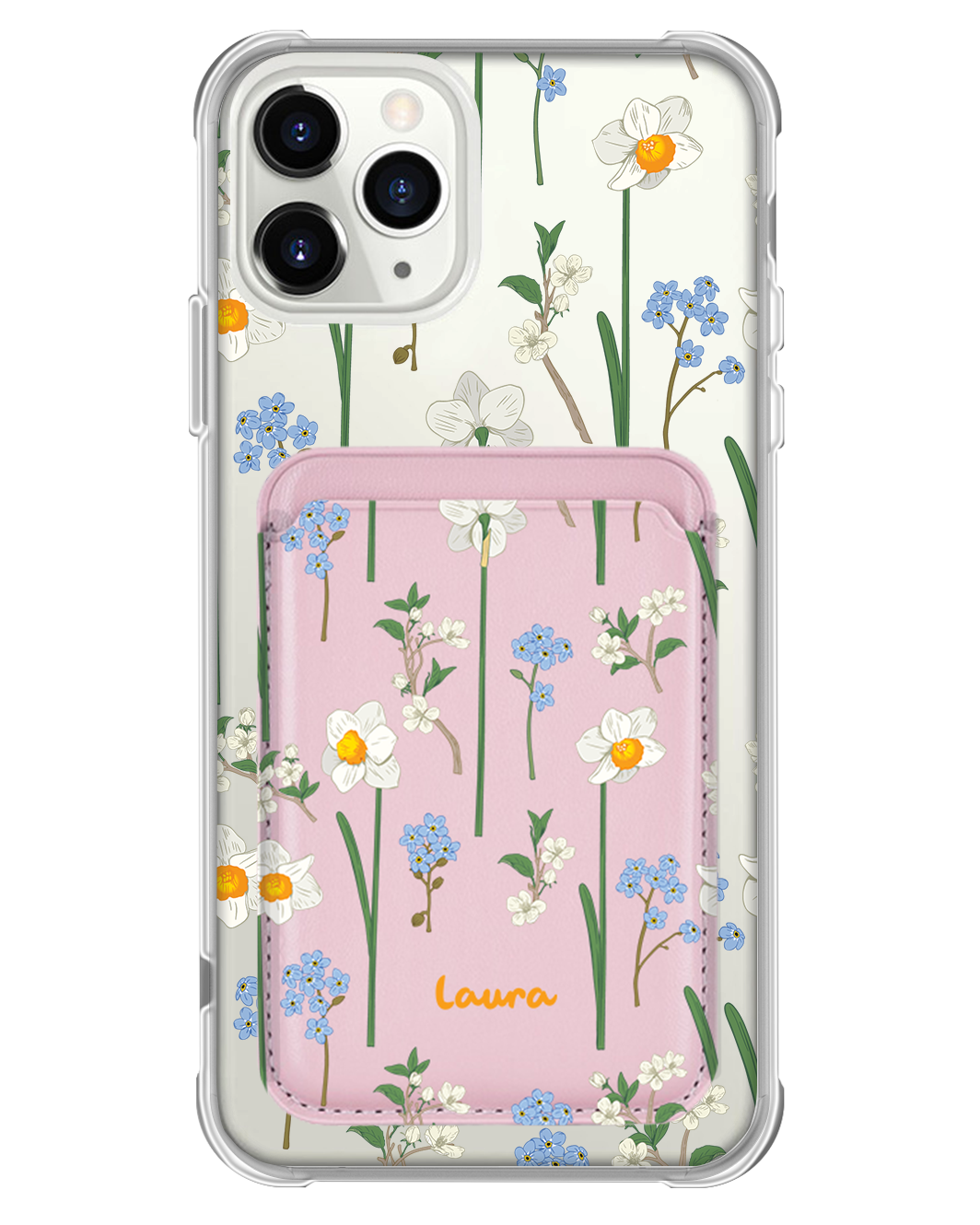 iPhone Magnetic Wallet Case - December Narcissus