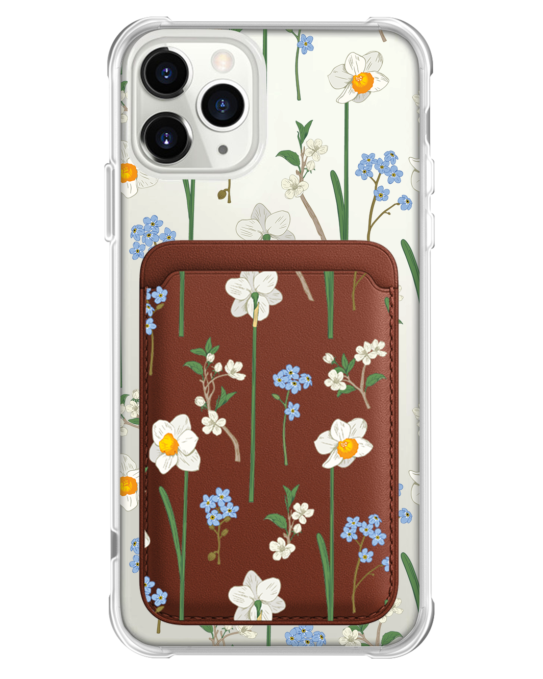 iPhone Magnetic Wallet Case - December Narcissus