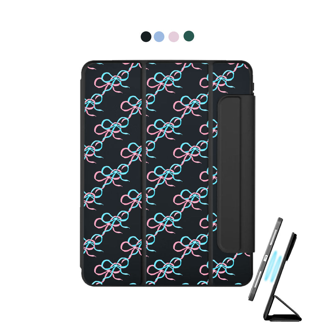 غطاء قابل للفصل لجهاز iPad - Coquette Overlap Bow