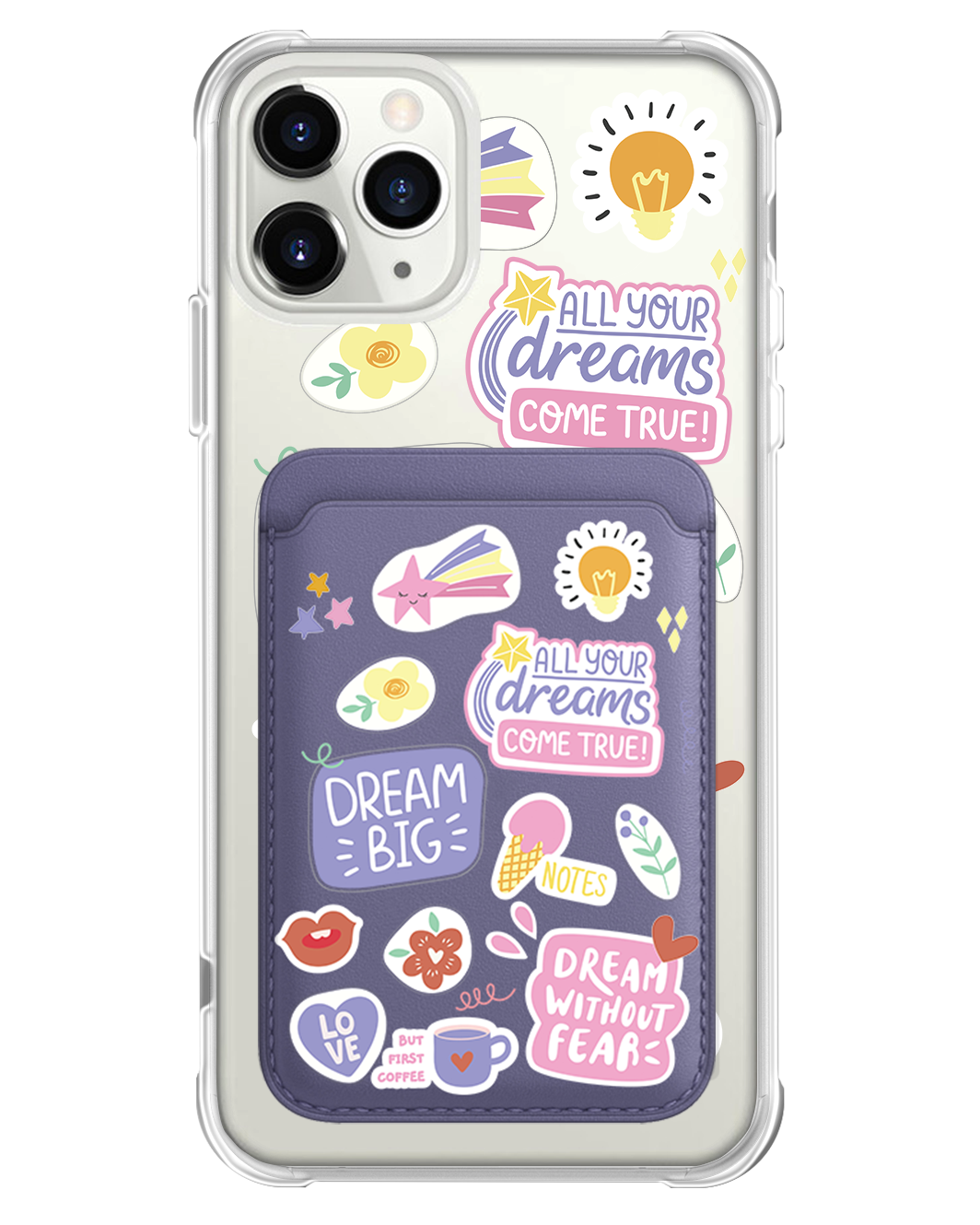 iPhone Magnetic Wallet Case - Dream Sticker Pack