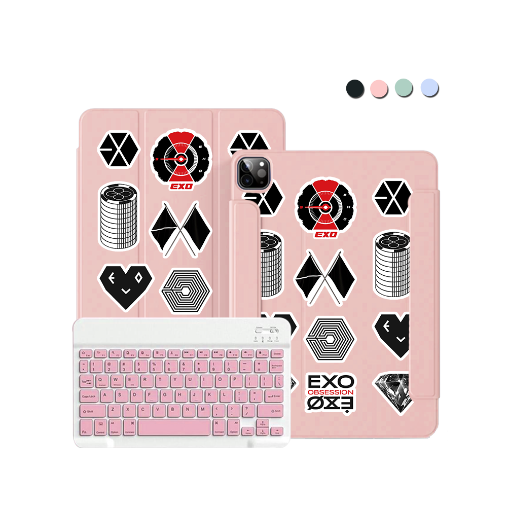 iPad / Android Tab Wireless Keyboard Flipcover - EXO Sticker Pack