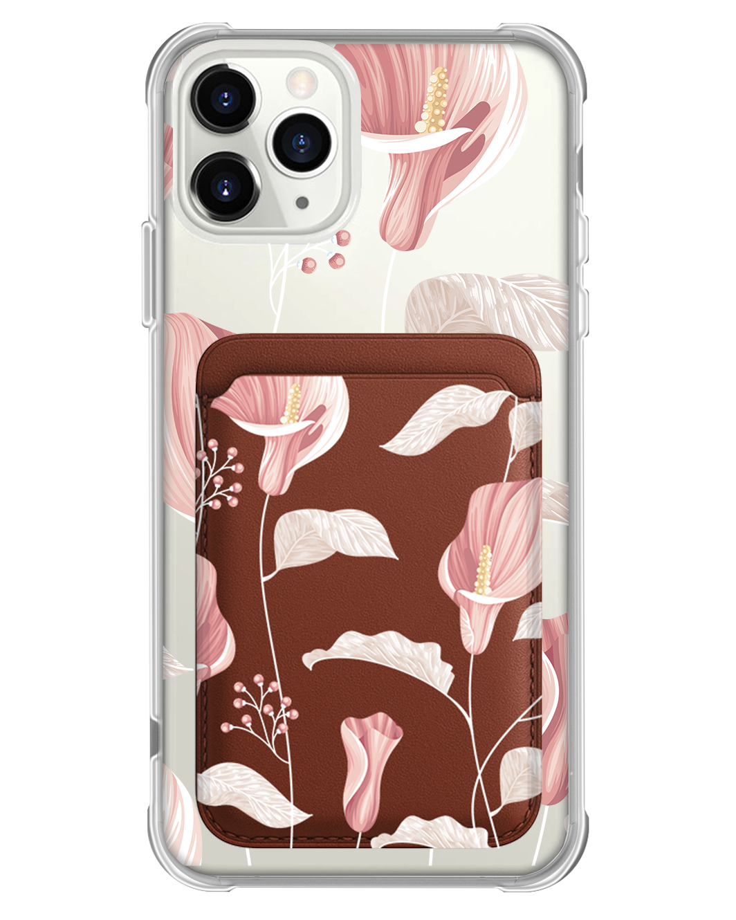 iPhone Magnetic Wallet Case - Easter Lily
