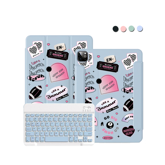 ฝาพับคีย์บอร์ดไร้สายสำหรับ iPad / Android - สติ๊กเกอร์ Enhypen