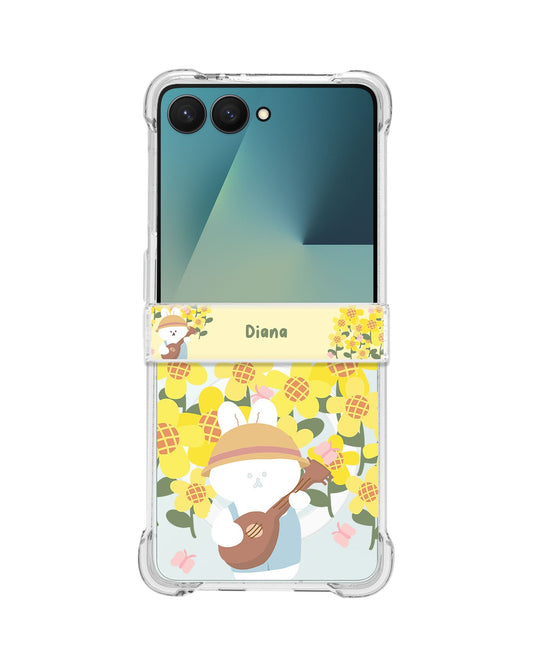 Android Flip / Fold Rearguard Hinge - Bunny Ukulele