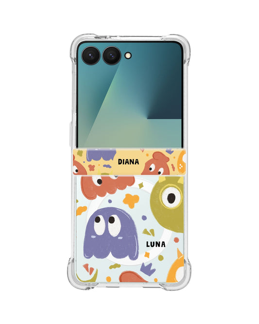 Android Flip / Fold Rearguard Hinge - Cute Monster 1.0