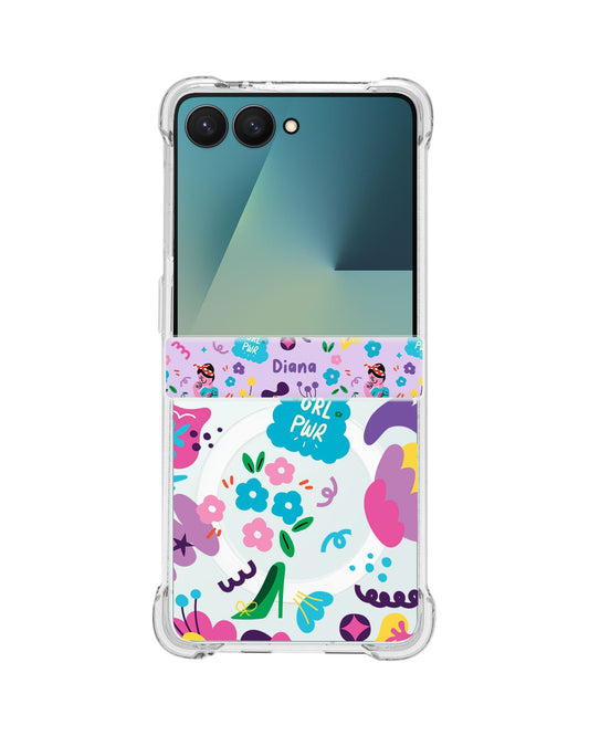 Android Flip / Fold Rearguard Hinge - Girl Power