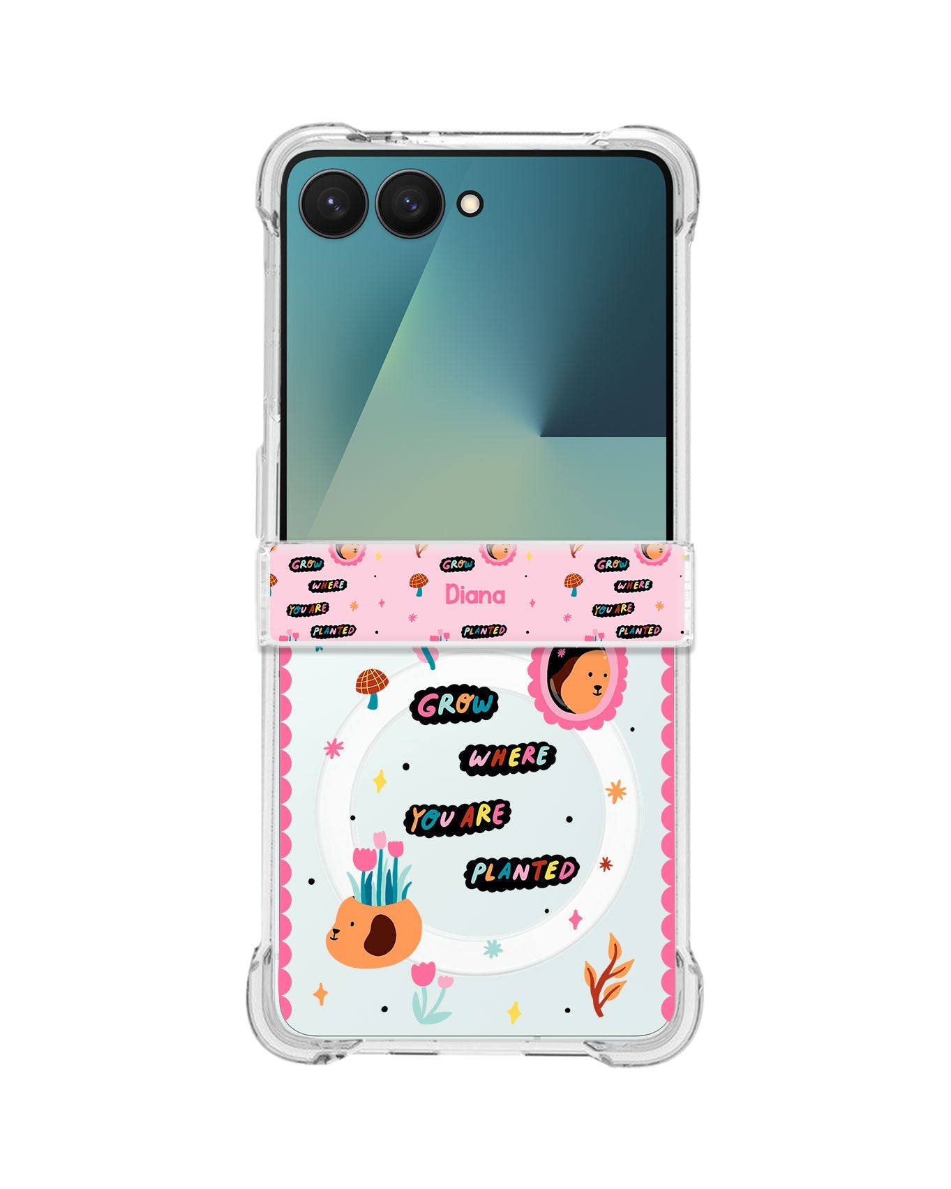 Android Flip / Fold Rearguard Hinge - Grow Where You're Planted