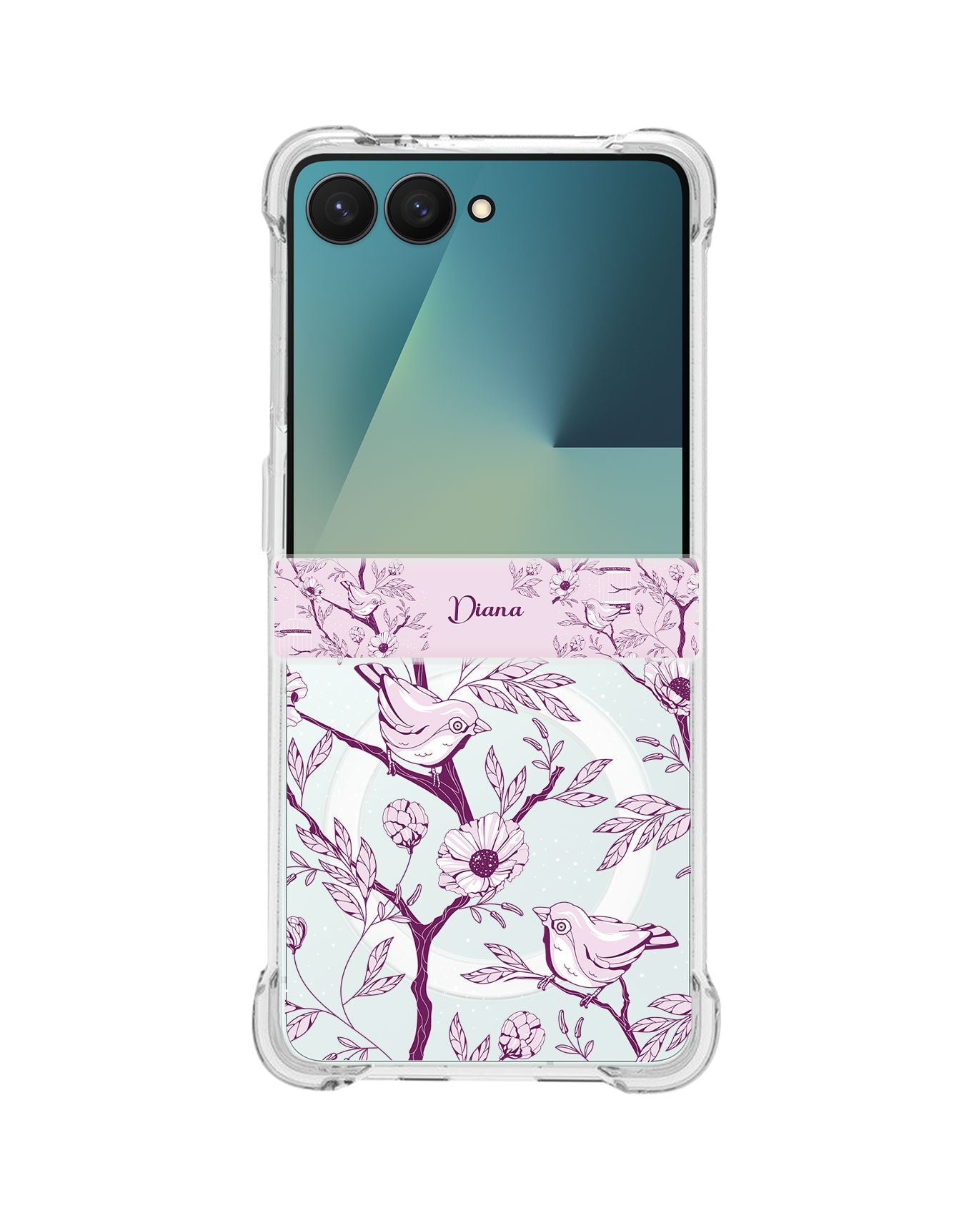 Android Flip / Fold Rearguard Hinge - Lovebird Monochrome 5.0