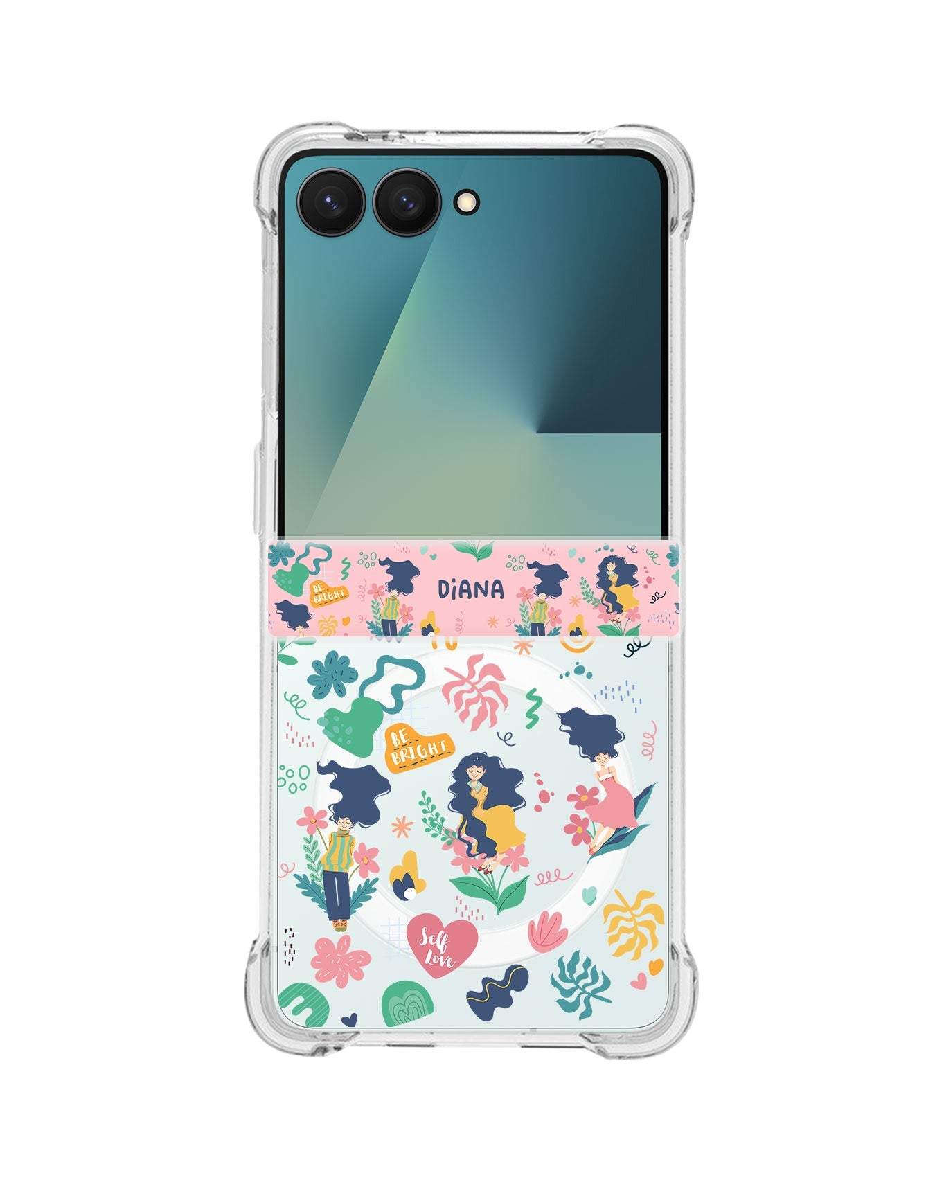 Android Flip / Fold Rearguard Hinge - Self Love Sticker Pack 2.0