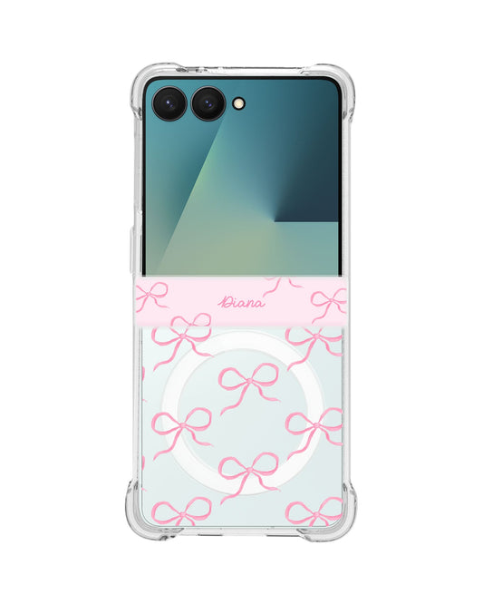 Android Flip / Fold Rearguard Hinge - Coquette Pink Bow