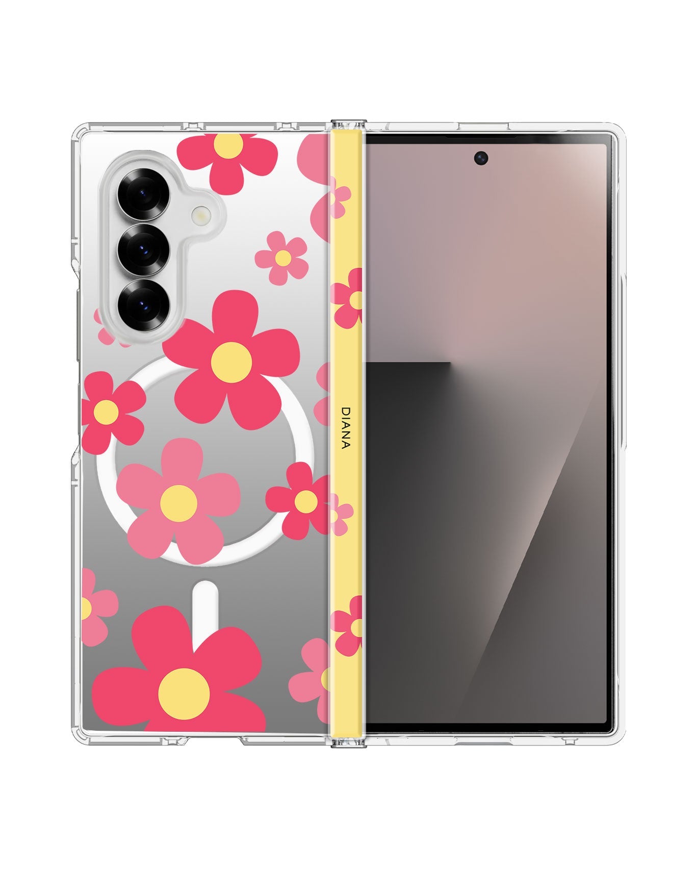 Android Flip / Fold Rearguard Hinge - Daisy Blush
