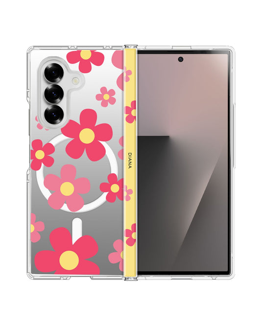 Android Flip / Fold Rearguard Hinge - Daisy Blush