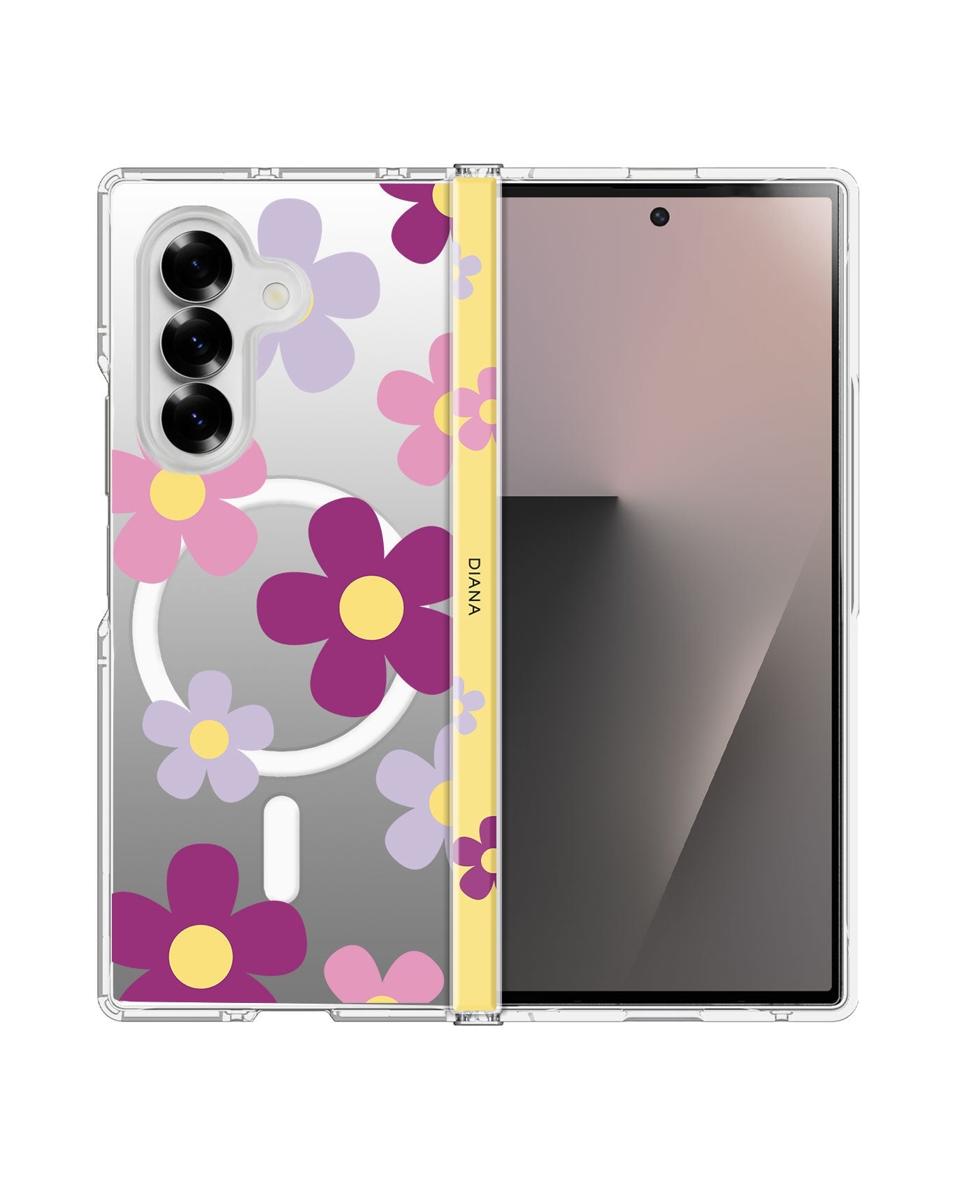 Android Flip / Fold Rearguard Hinge - Daisy Paradise