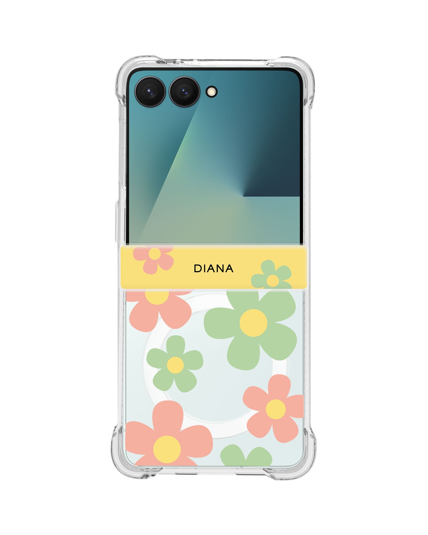 Android Flip / Fold Rearguard Hinge - Daisy Spring