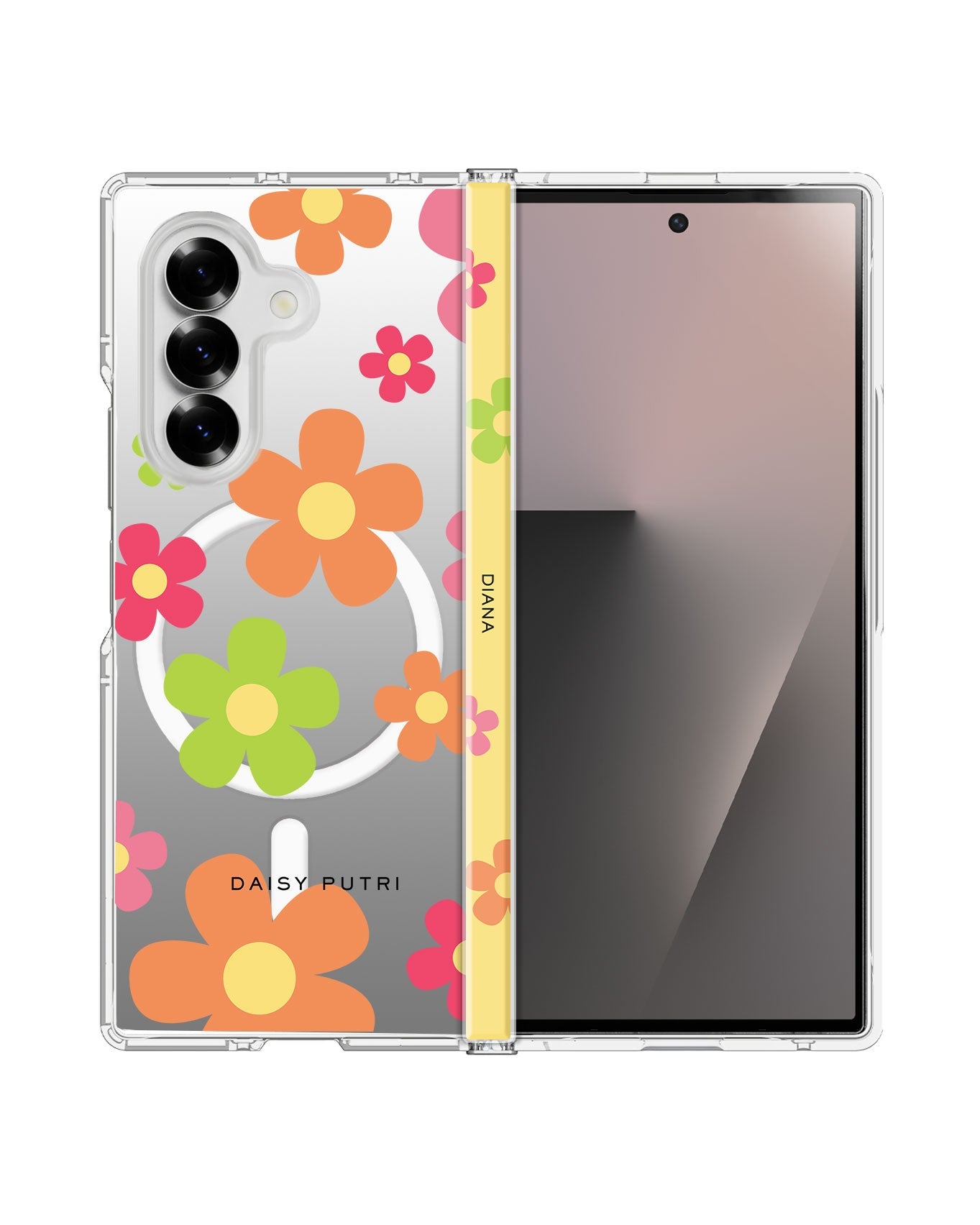 Android Flip / Fold Rearguard Hinge - Daisy Sunshine 2.0