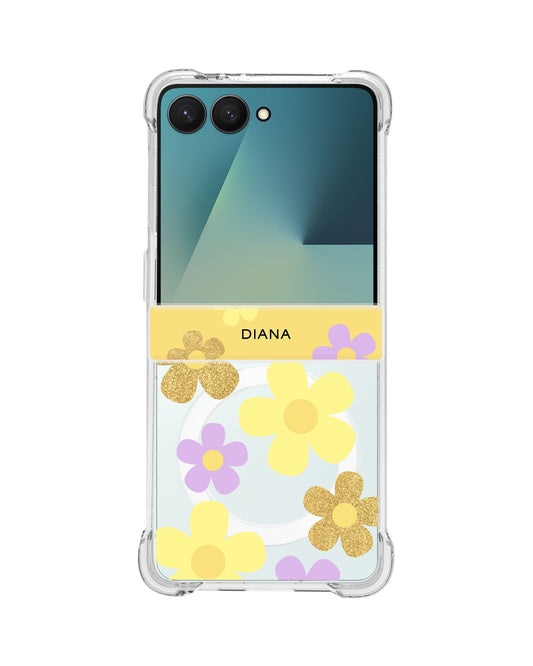 Android Flip / Fold Rearguard Hinge - Daisy Twinkle