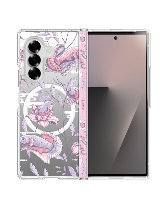 Android Flip / Fold Rearguard Hinge - Fish & Floral 1.0