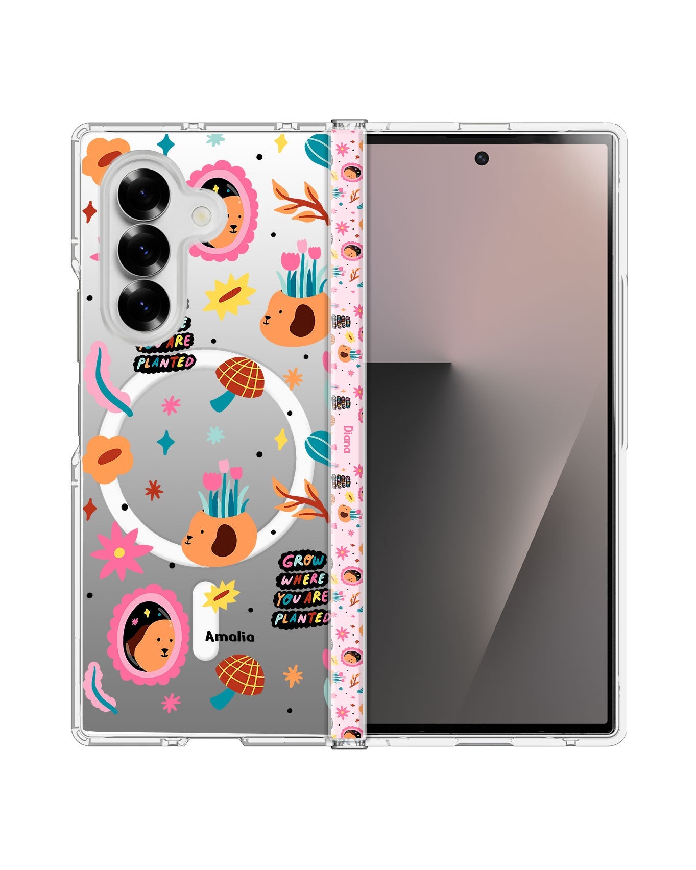 Android Flip / Fold Rearguard Hinge - Grow and Bloom